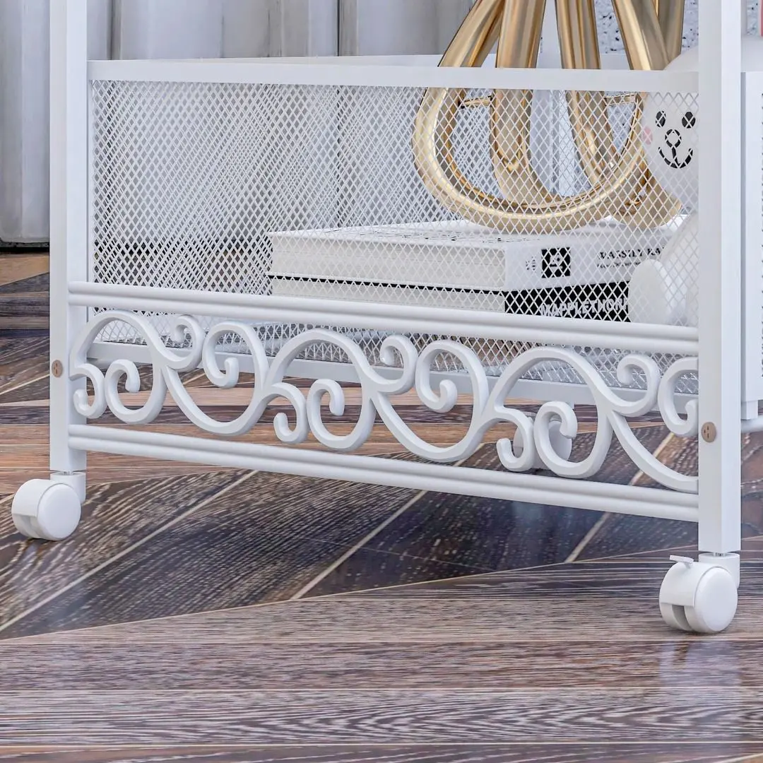 Etajera Homcom 850-285V00WT 34x29x57 cm (White) - 6