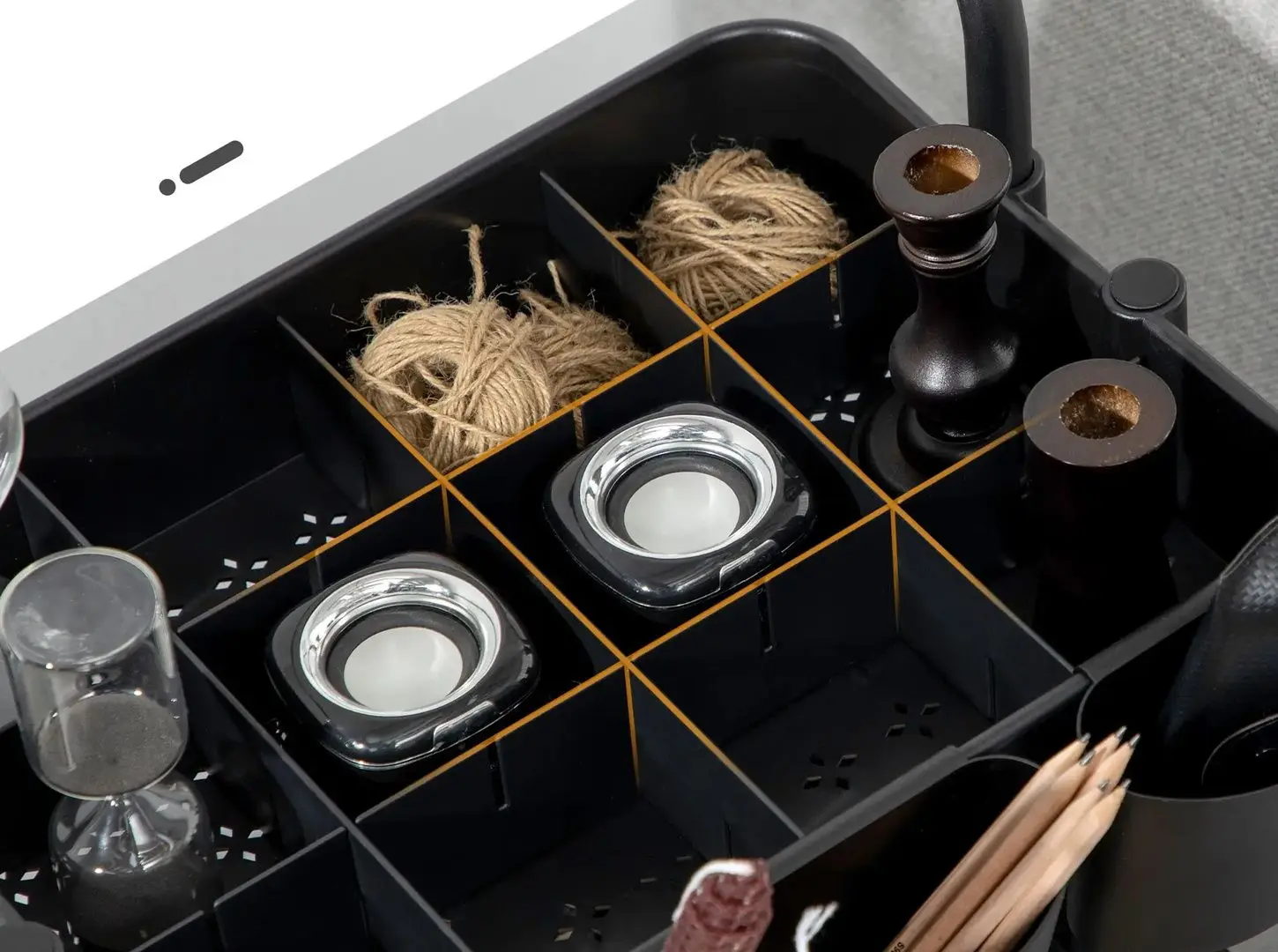 Тележка Homcom 850-165BK 42x38x86 cm (Black)