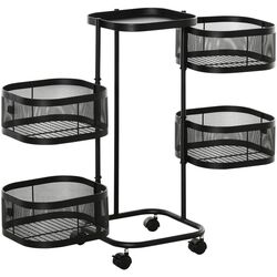 Carucior Homcom 850-184 33x33x77 cm (Black) Thumb