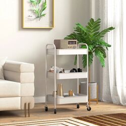 Тележка Homcom 850-292V00WT (White) Thumb