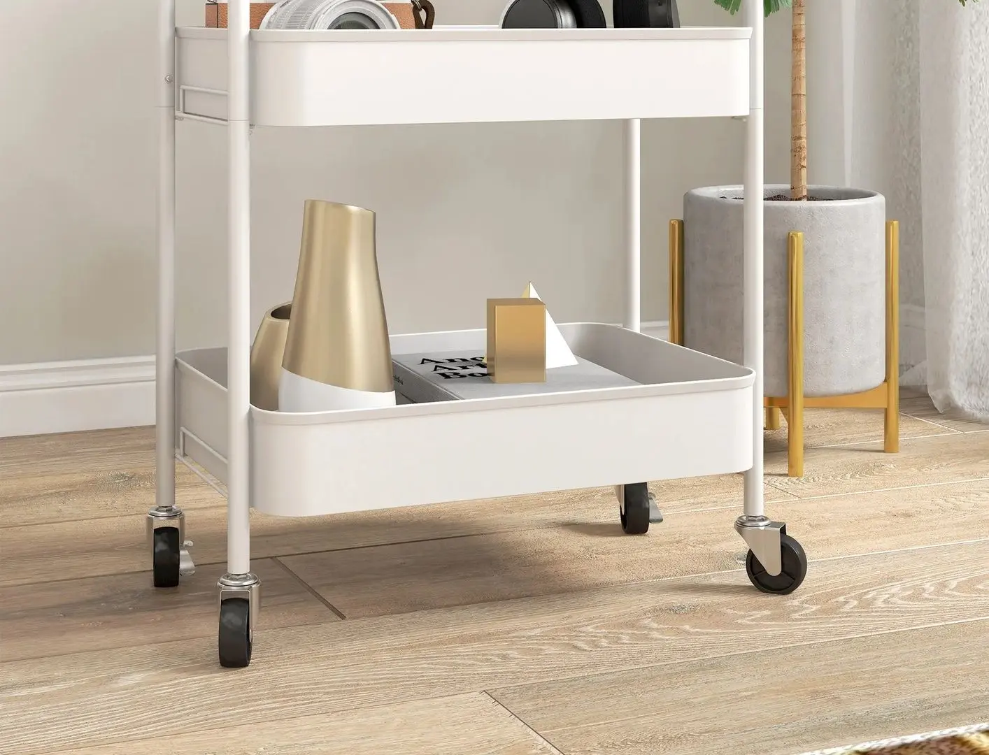 Тележка Homcom 850-292V00WT (White)