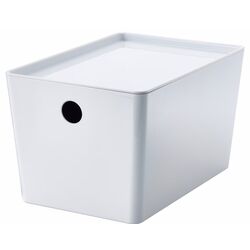 Контейнер с крышкой Ikea Kuggis 18x26x15 (Белый)