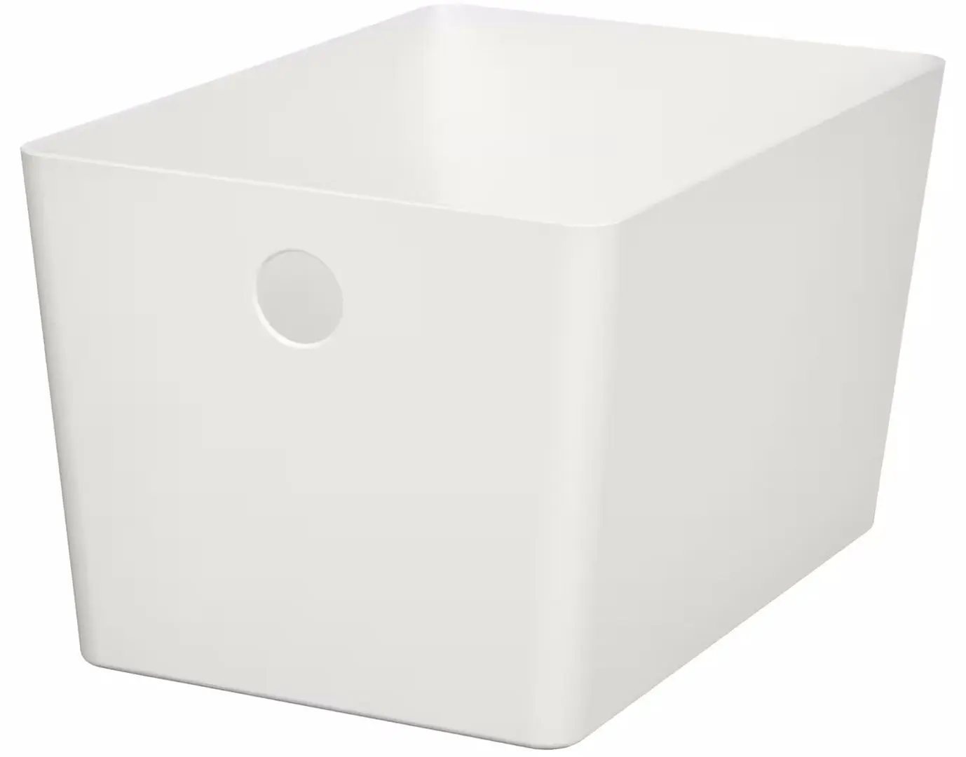 Контейнер с крышкой Ikea Kuggis 18x26x15 (Белый/Бамбук)