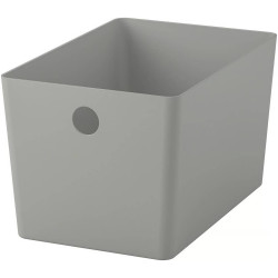 Container cu capac Ikea Kuggis 18x26x15cm (Gri/Bambus) Thumb