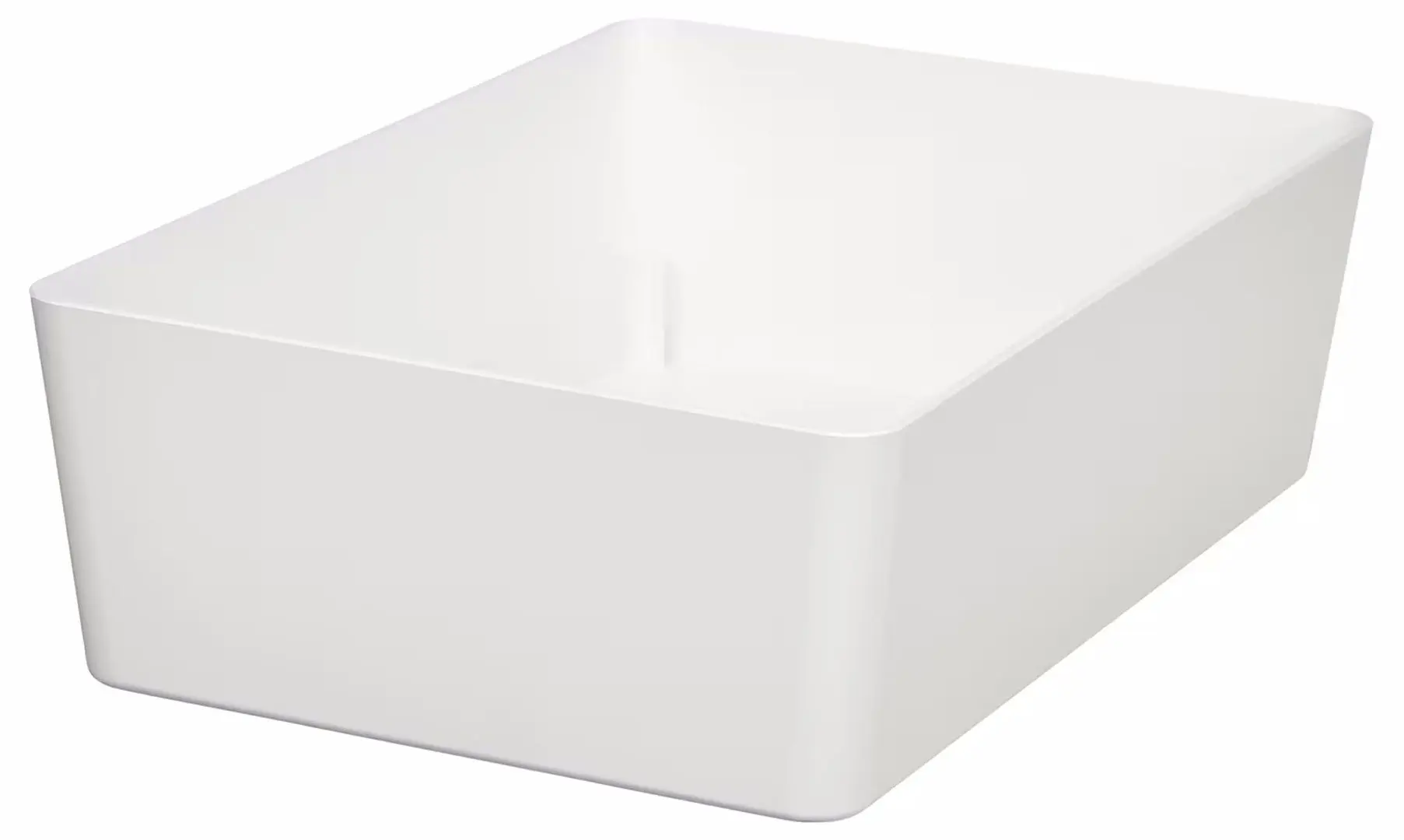 Контейнер с крышкой Ikea Kuggis 18x26x8 (Белый/Бамбук)