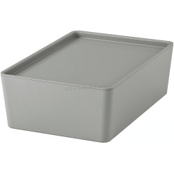 Container cu capac Ikea Kuggis 18x26x8cm (Gri)