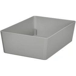 Контейнер с крышкой Ikea Kuggis 18x26x8cm (Серый/Бамбук) Thumb