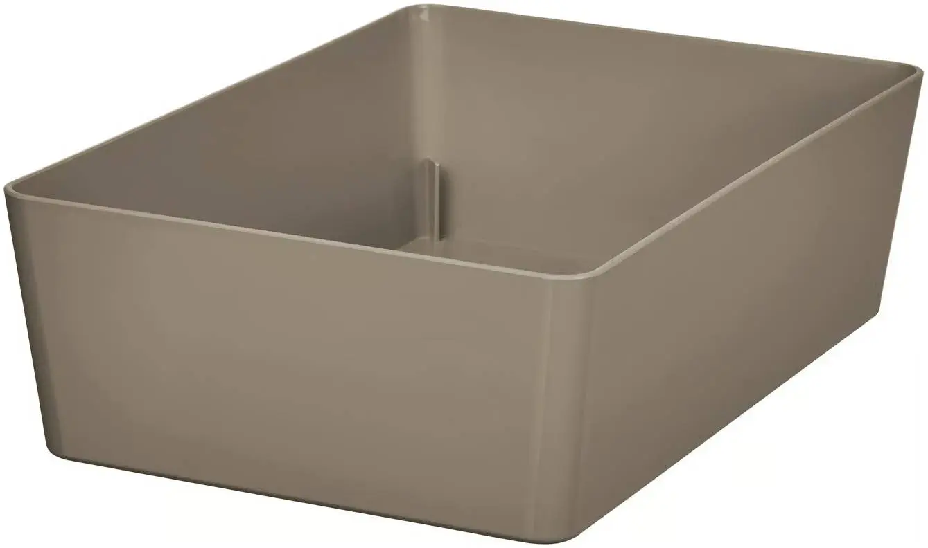 Container cu capac Ikea Kuggis 18x26x8cm (Gri închis-bej)