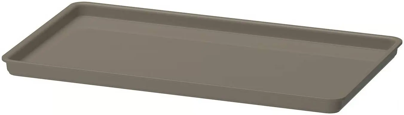 Container cu capac Ikea Kuggis 18x26x8cm (Gri închis-bej)