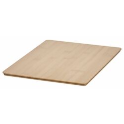 Контейнер с крышкой Ikea Kuggis 26x35x15 (Белый/Бамбук) Thumb