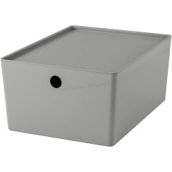 Container cu capac Ikea Kuggis 26x35x15cm (Gri)