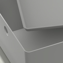 Container cu capac Ikea Kuggis 26x35x15cm (Gri) Thumb