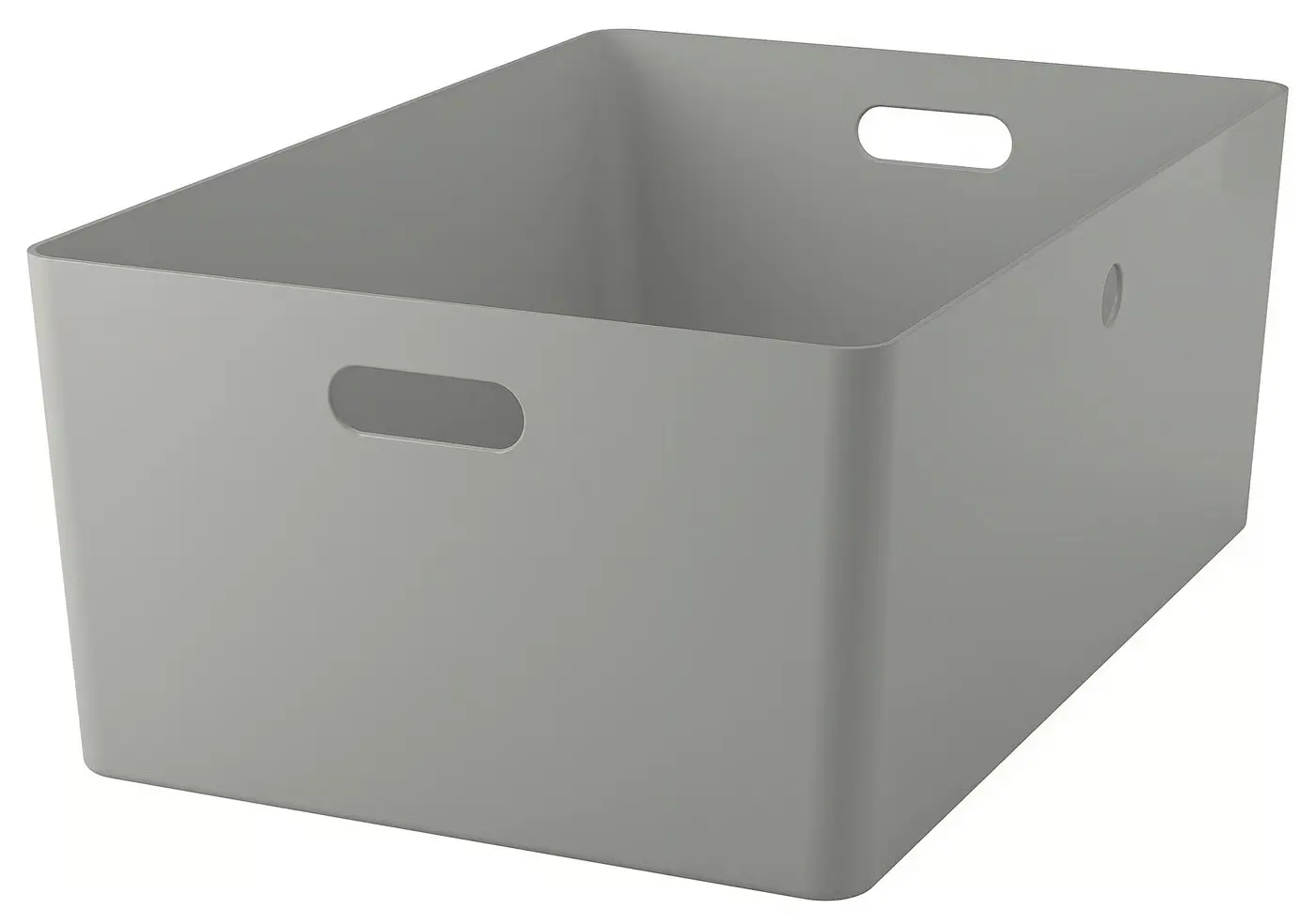Container cu capac Ikea Kuggis 37x54x21cm (Gri/Bambus)