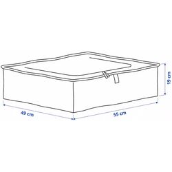 Cutie depozitare Ikea Parkla 503.953.82 55x49x19 (Transparent) Thumb