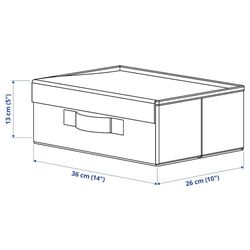 Коробка для обуви Ikea Fullsmockad 36x26x13 (Серый) Thumb