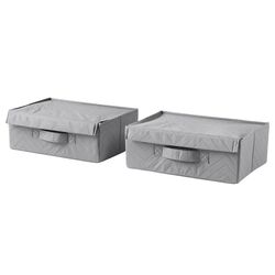 Коробка для обуви Ikea Fullsmockad 36x26x13 (Серый)