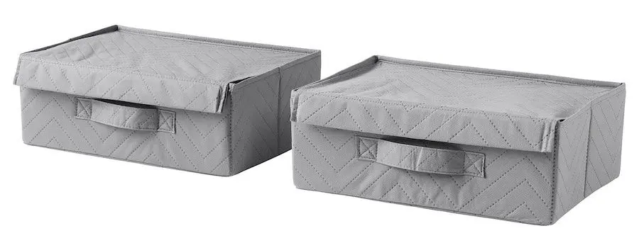 Коробка для обуви Ikea Fullsmockad 36x26x13 (Серый)