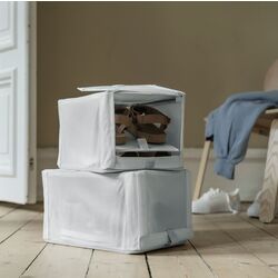 Коробка для обуви Ikea Hemmafixare 23x34x19 (Белый/Серый) Thumb