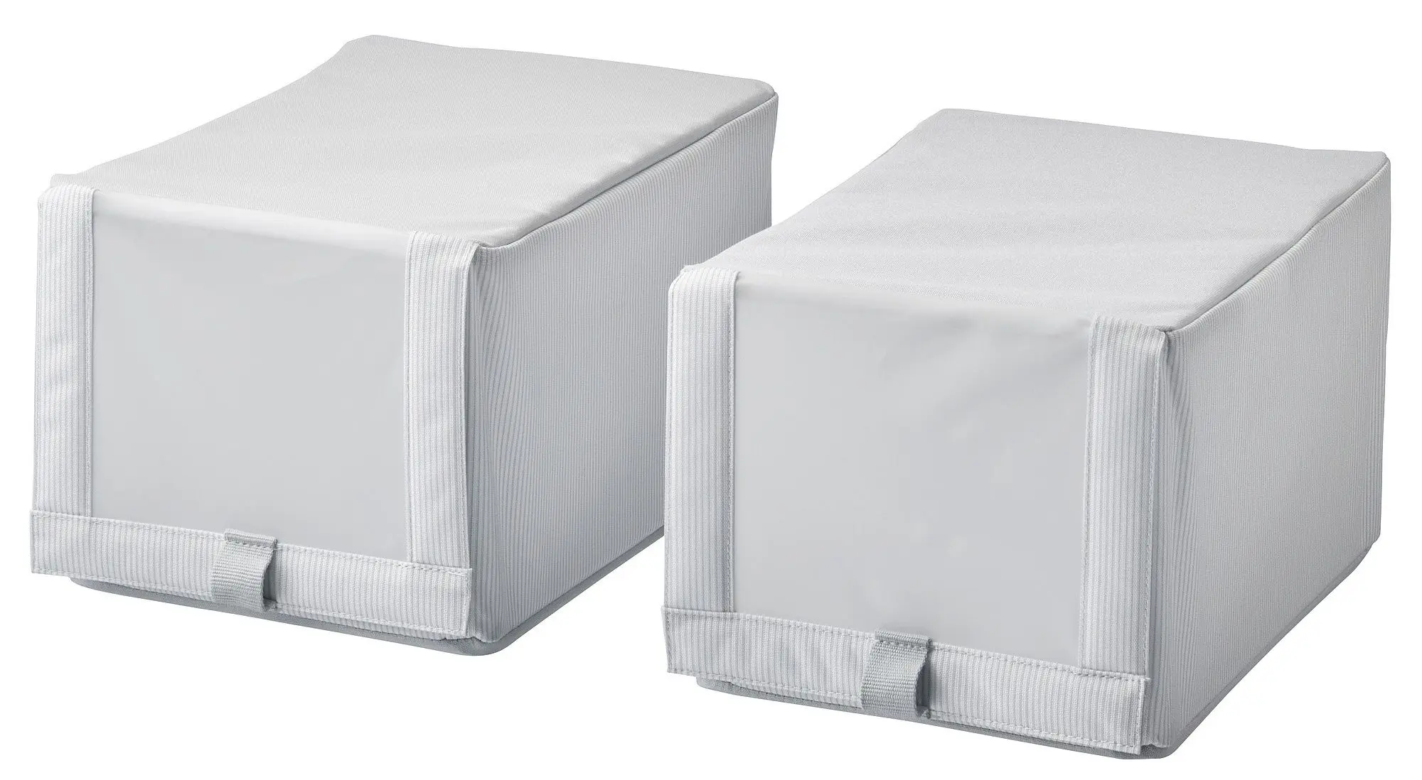 Коробка для обуви Ikea Hemmafixare 23x34x19 (Белый/Серый)