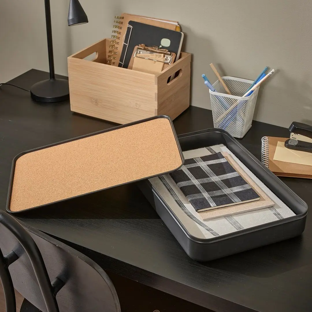 Коробка Ikea Harvmatta 24x35x6 (Антрацит)