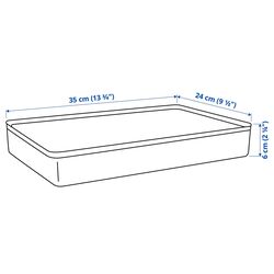 Коробка Ikea Harvmatta 24x35x6 (Антрацит) Thumb