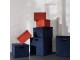 Cutie cu capac Ikea Gjatta 25x35x20 (Albastru Inchis)