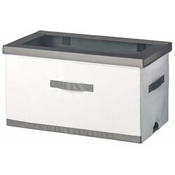 Коробка с крышкой Ikea Jattebjorn 81x45x44 (Белый/Серый)