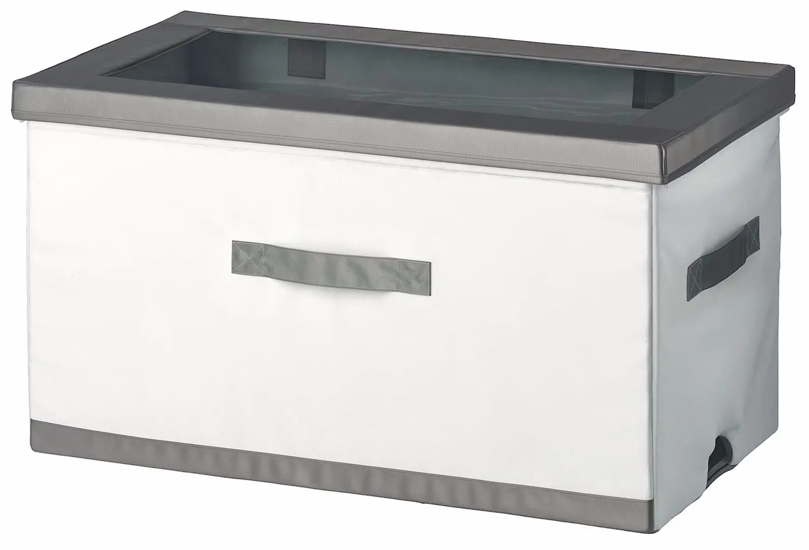 Cutie cu capac Ikea Jattebjorn 81x45x44 (Alb/Gri)