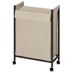 Корзина для белья Ikea Enhet 80L (Антрацит/Бежевый)