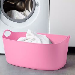 Корзина для белья Ikea Torkis для дома/улицы 35L (Розовый) Thumb