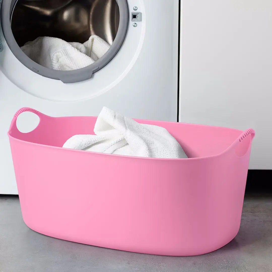 Корзина для белья Ikea Torkis для дома/улицы 35L (Розовый)