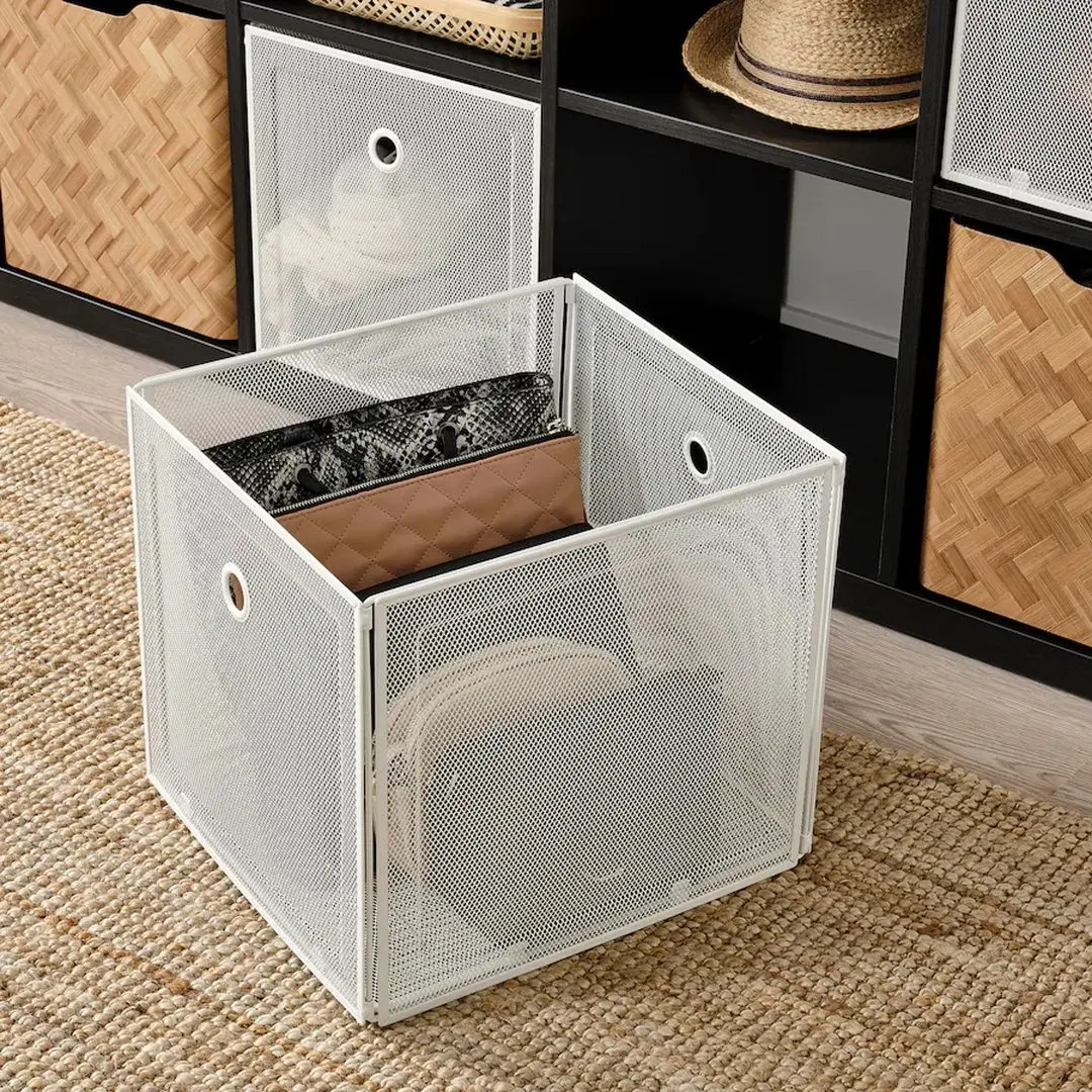 Корзина для хранения Ikea Dronjons 33x37x33 (Белый) - 4