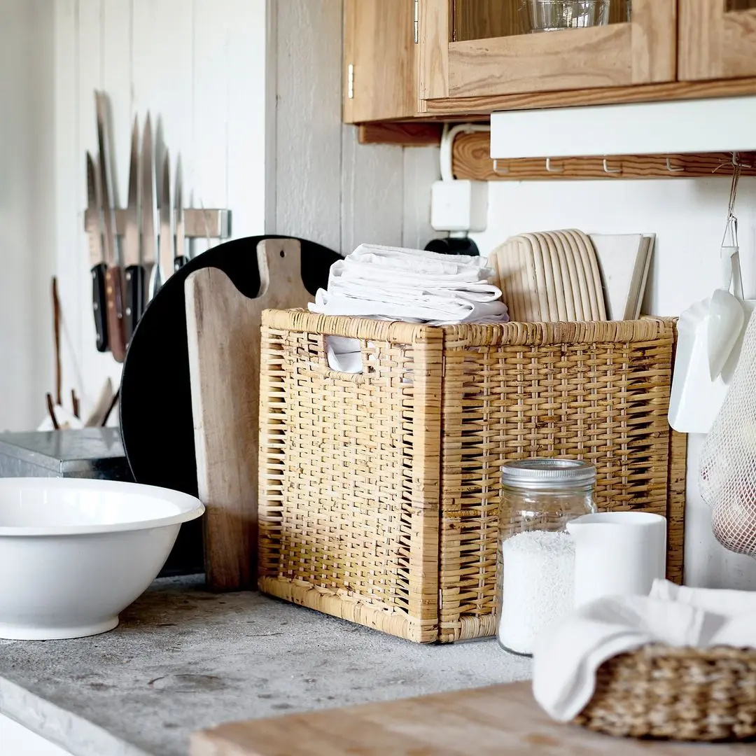 Корзина Ikea Branas 32x34x32 (Ротанг)