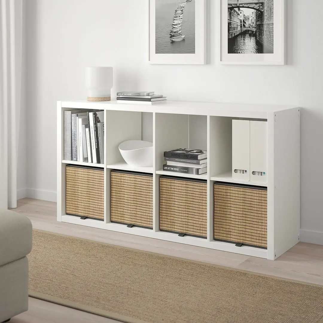 Coş Ikea Gnabbas 32x35x32 (Natur/Negru)