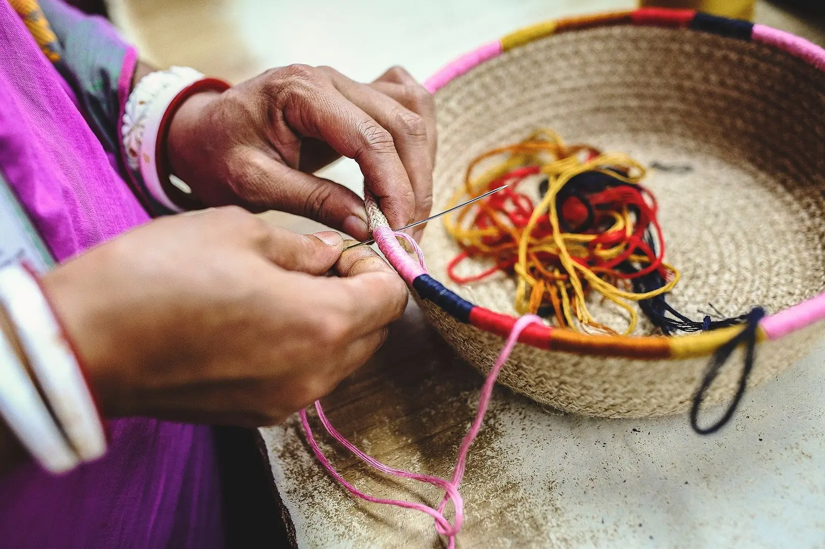 Корзина Ikea Mavinn 22cm (Натуральный)