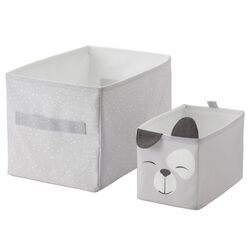 Набор коробок для хранения Ikea Dromslott (Серый)