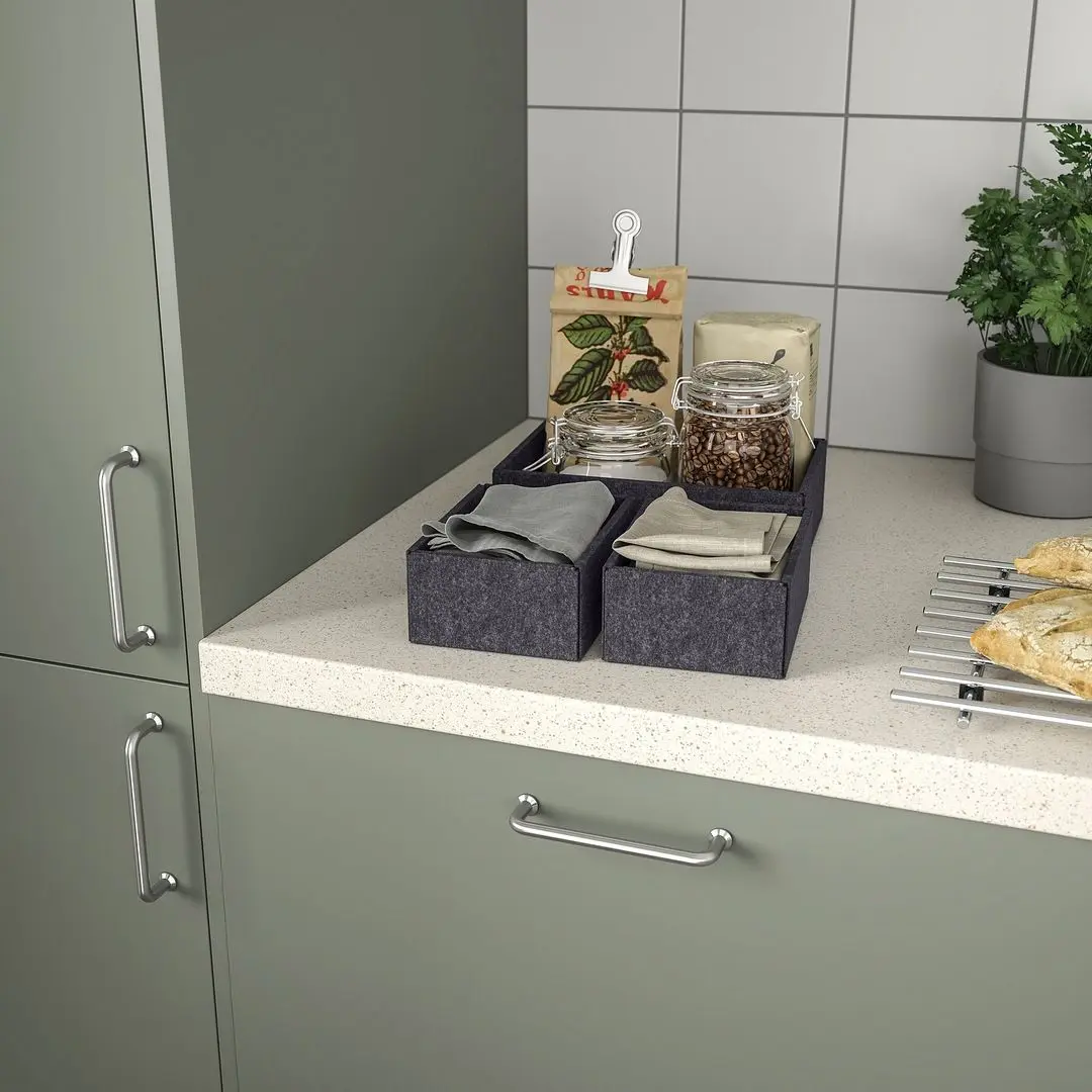 Set cutie de depozitare Ikea Uppdatera (Gri)