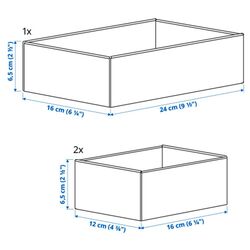 Set cutie de depozitare Ikea Uppdatera (Gri) Thumb
