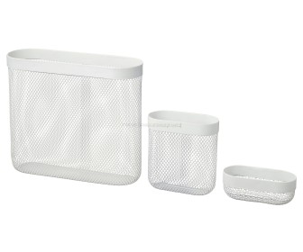 Set cosuri depozitare Ikea Skadis (Alb)