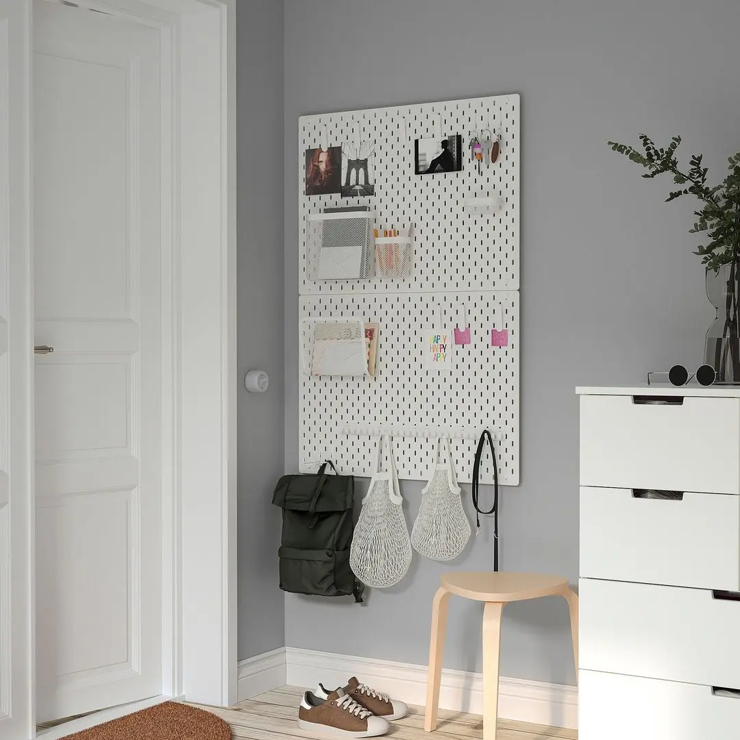 Set cosuri depozitare Ikea Skadis (Alb)