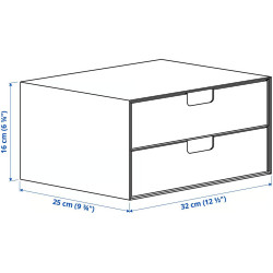 Органайзер Ikea Fjaderharv 32x25cm (Антрацит) Thumb