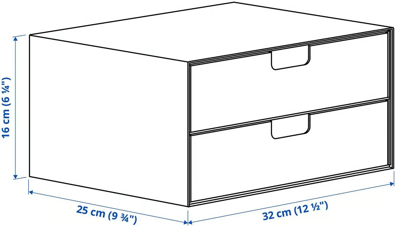 Органайзер Ikea Fjaderharv 32x25cm (Белый)