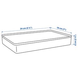 Органайзер Ikea Harvmatta 24x18x6 (Темно-серый/Бежевый) Thumb