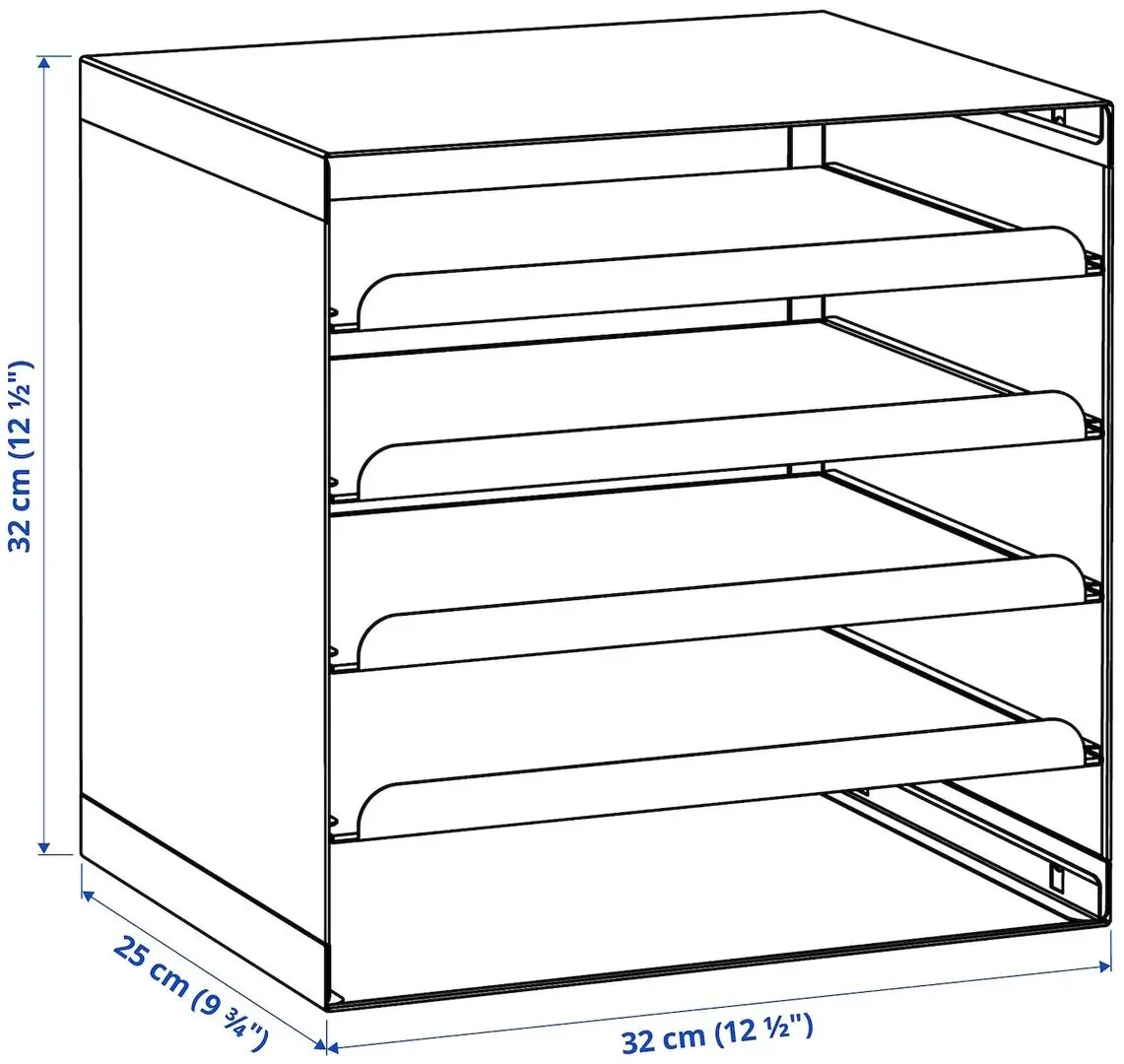 Organizator Ikea Harvmatta 32x25 (Antracit)