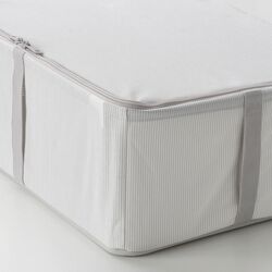 Органайзер Ikea Hemmafixare 34x51x19 (Полосатая ткань/Белый/Серый) Thumb