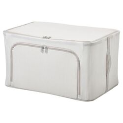 Cutie depozitare Ikea Hemmafixare 34x51x28 (Metraj Dungat/Alb/Gri)