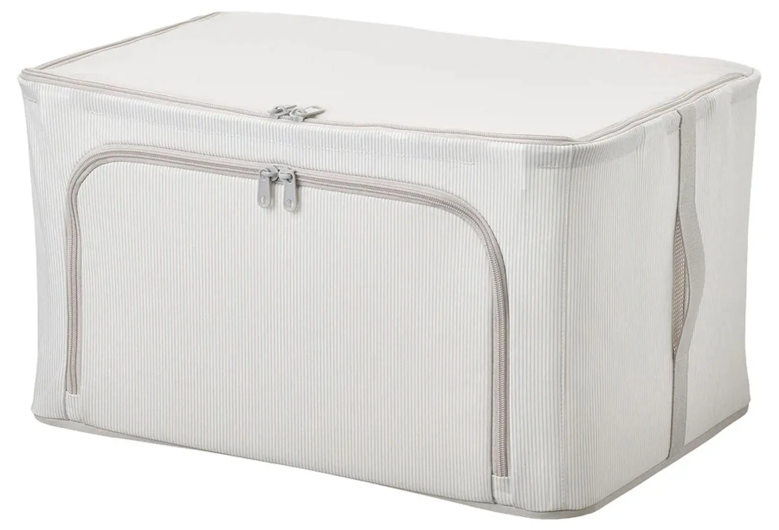 Cutie depozitare Ikea Hemmafixare 34x51x28 (Metraj Dungat/Alb/Gri)