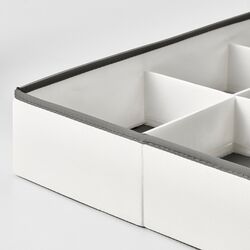 Organizator Ikea Jattebjorn 50x35x9 (Alb/Gri) Thumb