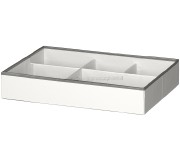 Organizator Ikea Jattebjorn 50x35x9 (Alb/Gri)