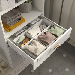 Organizator Ikea Jattebjorn 50x35x9 (Alb/Gri) Thumb